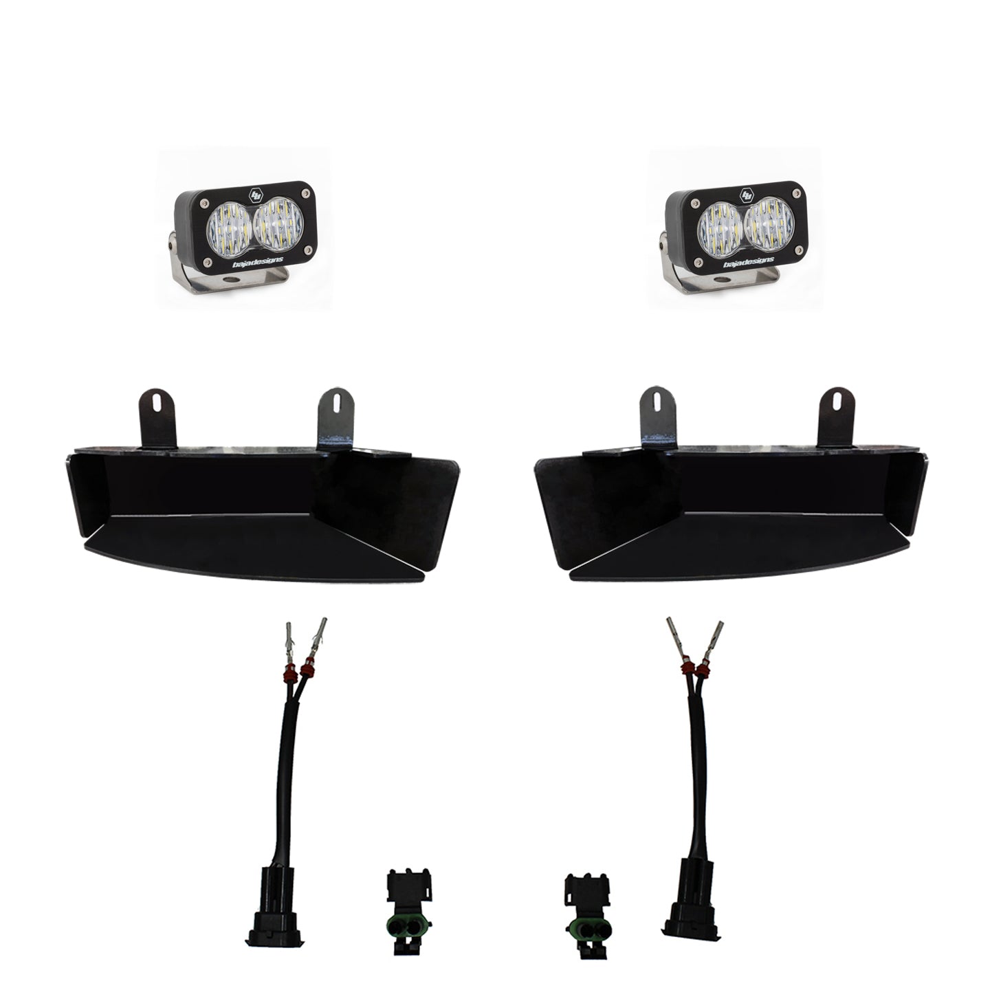 BAJA DESIGNS Dodge Ram Light Kit For Ram 2500/3500 19-On FPK S2 Sport W/C White Baja Designs I 448042