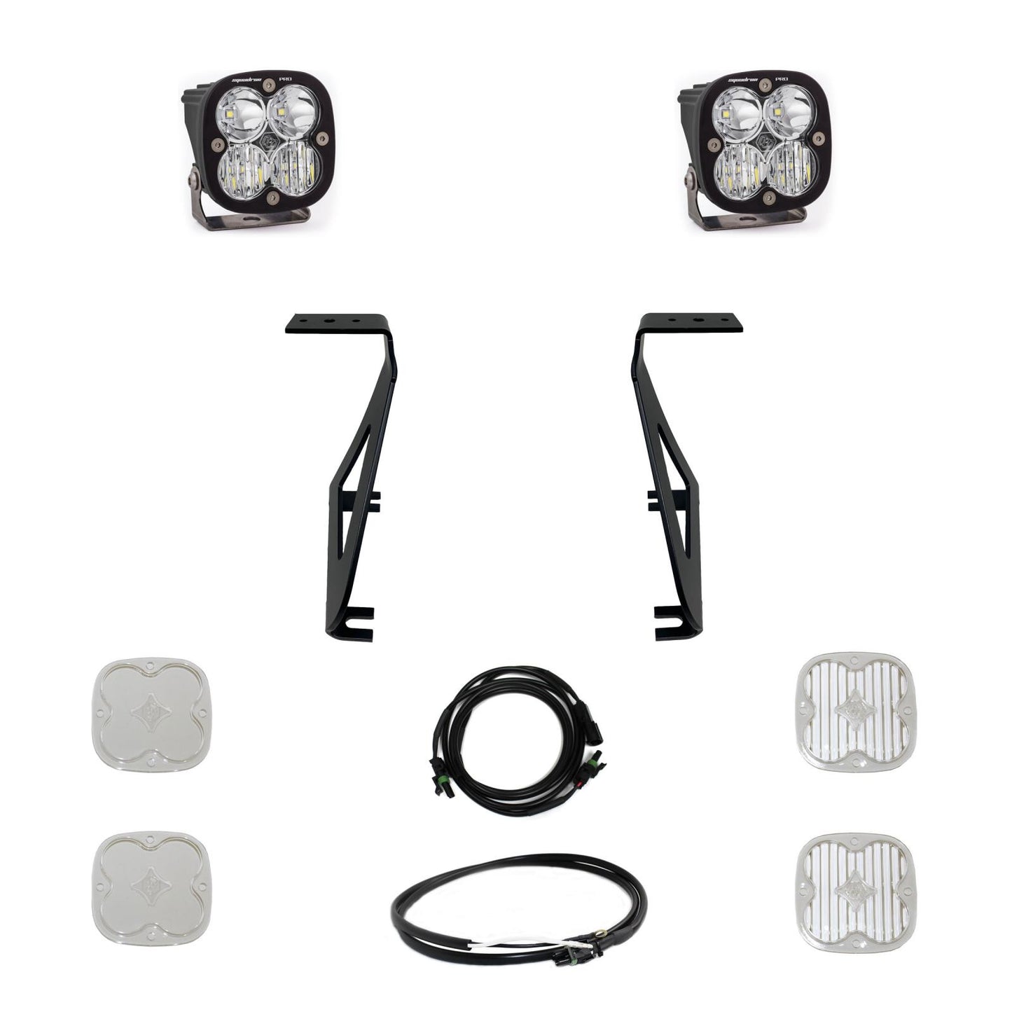 BAJA DESIGNS Squadron Pro A-Pillar Kit fits 21-On Ford Raptor Baja Designs I 448069