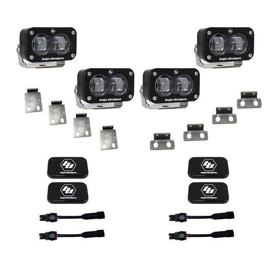 BAJA DESIGNS S2 SAE Fog Pocket Kit Fits 21-On Ford Raptor Baja Designs I 448166