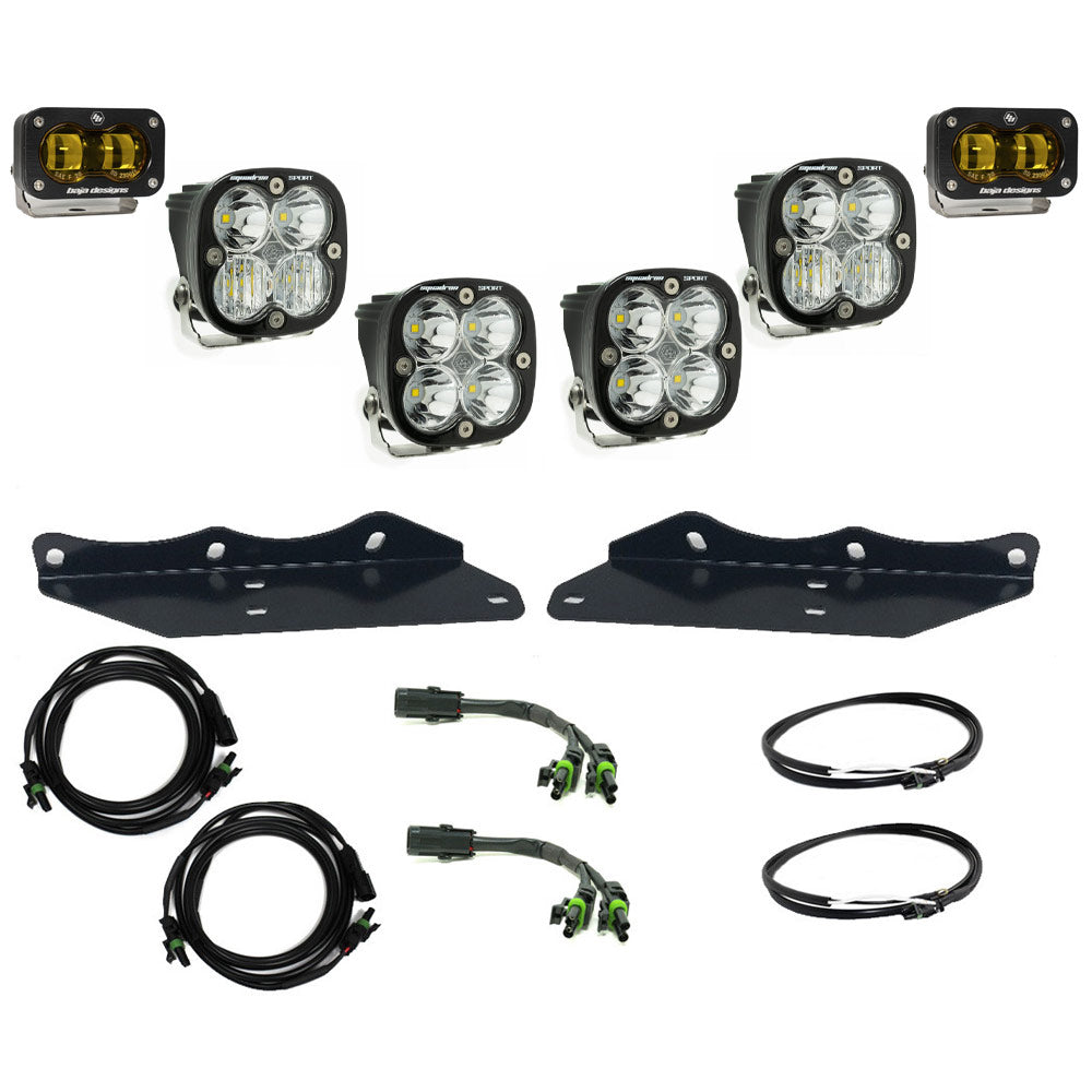 BAJA DESIGNS Ford Raptor (17-20) Fog Pocket Kit S2 SAE Baja Amber Sportsman Baja Designs I 448176