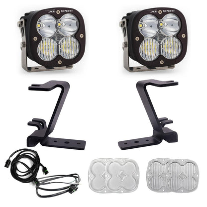 BAJA DESIGNS XL Sport A-Pillar Kit 2023-On Ford F-250/350 Super Duty Driving/Combo Clear Upfitter Wiring I 448210UP