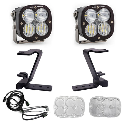 BAJA DESIGNS XL Pro A-Pillar Kit 2023-On Ford F-250/350 Super Duty Driving/Combo Clear Upfitter Wiring I 448211UP
