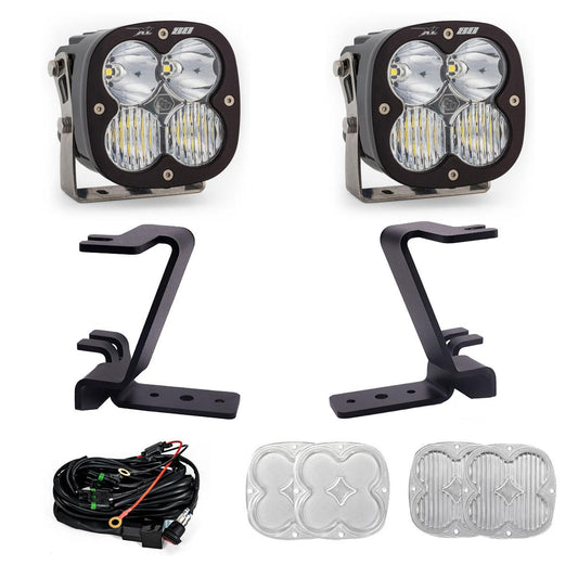 BAJA DESIGNS XL80 A-Pillar Kit 2023-On Ford F-250/350 Super Duty Driving/Combo Clear Toggle Wiring I 448212