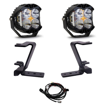 BAJA DESIGNS LP4 A-Pillar Kit 2023-On Ford F-250/350 Super Duty Driving/Combo Clear Toggle Wiring I 448213