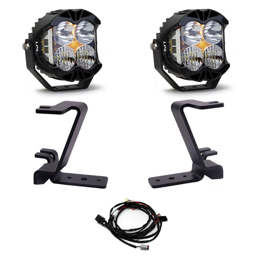 BAJA DESIGNS LP4 A-Pillar Kit 2023-On Ford F-250/350 Super Duty Driving/Combo Clear Toggle Wiring I 448213