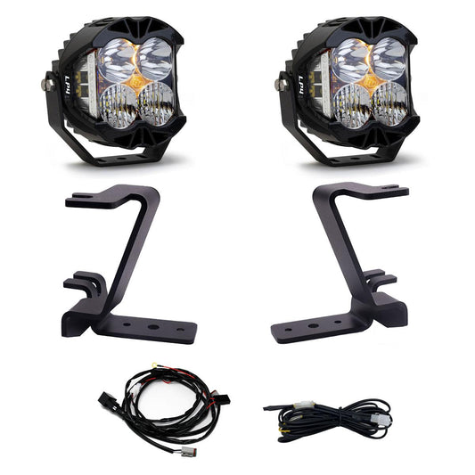 BAJA DESIGNS LP4 A-Pillar Kit 2023-On Ford F-250/350 Super Duty Driving/Combo Clear Upfitter Wiring I 448213UP
