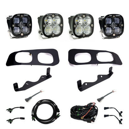BAJA DESIGNS Squadron SAE/Sport Fog Pocket Kit 23-On Ford F-250/350 Super Duty SAE Fog Clear Toggle Wiring I 448225