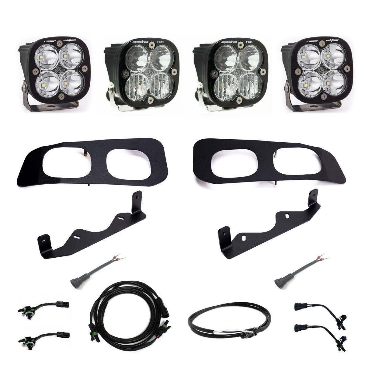 BAJA DESIGNS Ford Super Duty 2023-On  Dual Unlimited Fog Pocket Upfitter Kit Baja Designs I 448255UP