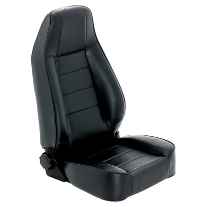 Smittybilt Factory Style Replacement Seat Black No Drilling Installation Front I 45001