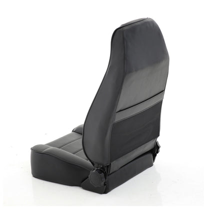 Smittybilt Factory Style Replacement Seat Black No Drilling Installation Front I 45001