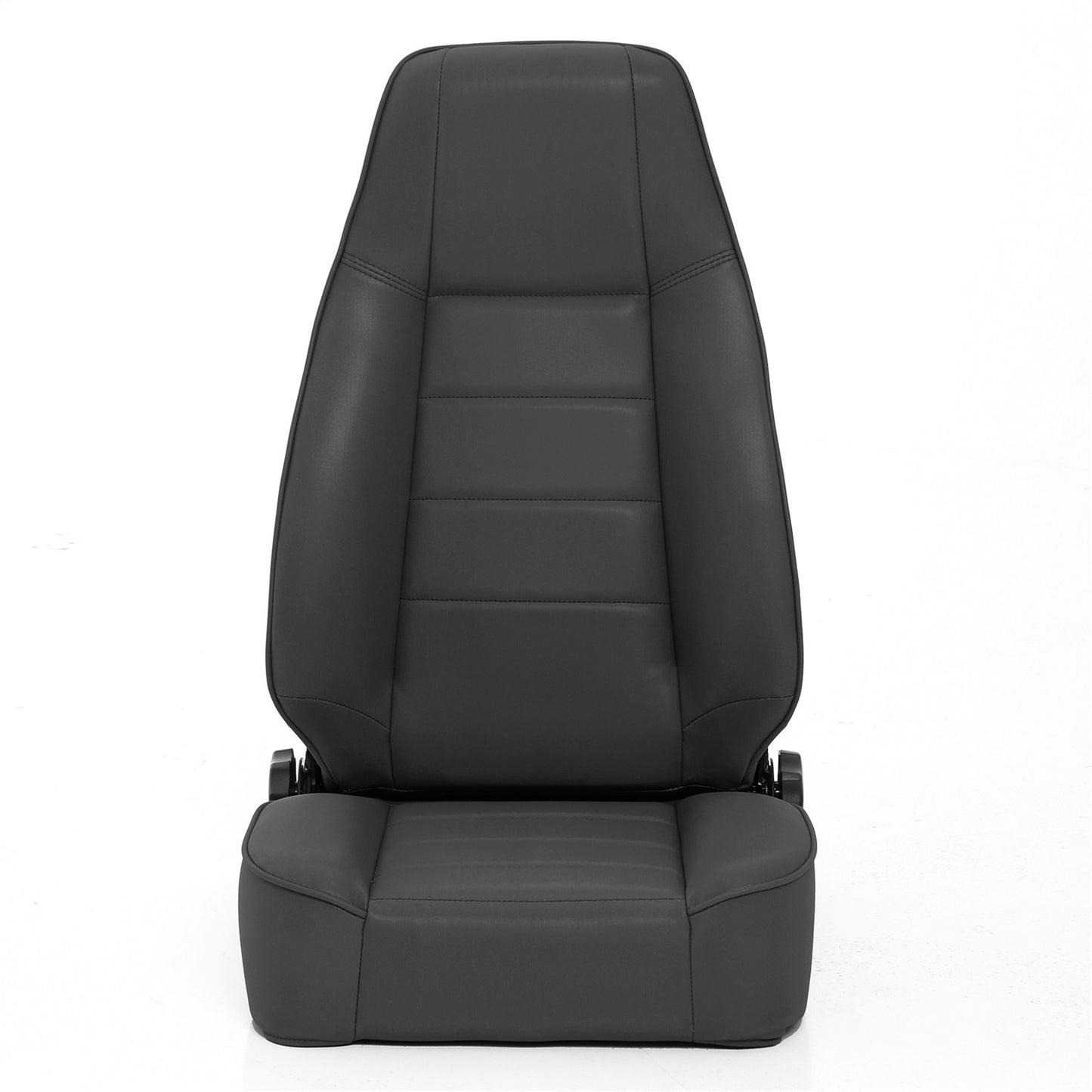 Smittybilt Factory Style Replacement Seat Denim Black No Drilling Installation Front I 45015