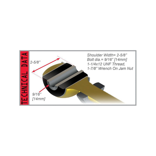 TeraFlex | 97-18 Wrangler TJ/JKBushing Arm Large Right-Hand Thread TeraFlex | 4520012