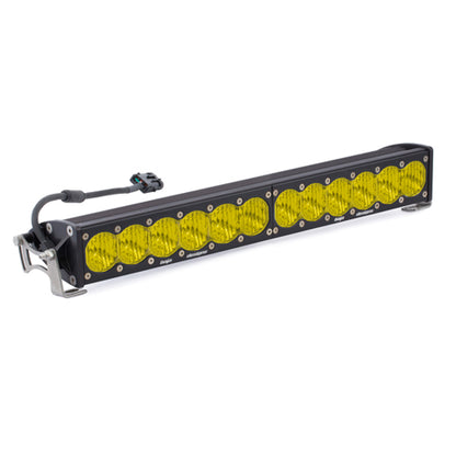 BAJA DESIGNS 20 Inch LED Light Bar Single Baja Amber StraiLight Wide Driving Combo Pattern OnX6 Baja Designs I 452014