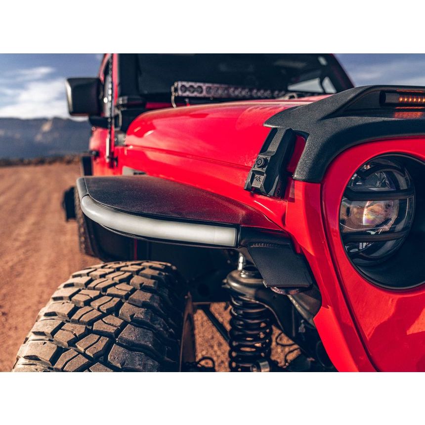 Rugged Ridge Metal Max Fender Flares (Front) for 2020-C Jeep Gladiator JT 11641.13