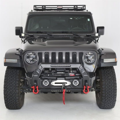 Smittybilt Defender Basket Rack Black/Red Incl. Hardware I 45304JT