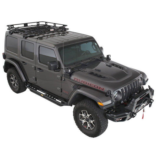 Smittybilt Defender Roof Rack 4.5 x 4.5 x 4 in Black I 45454JL