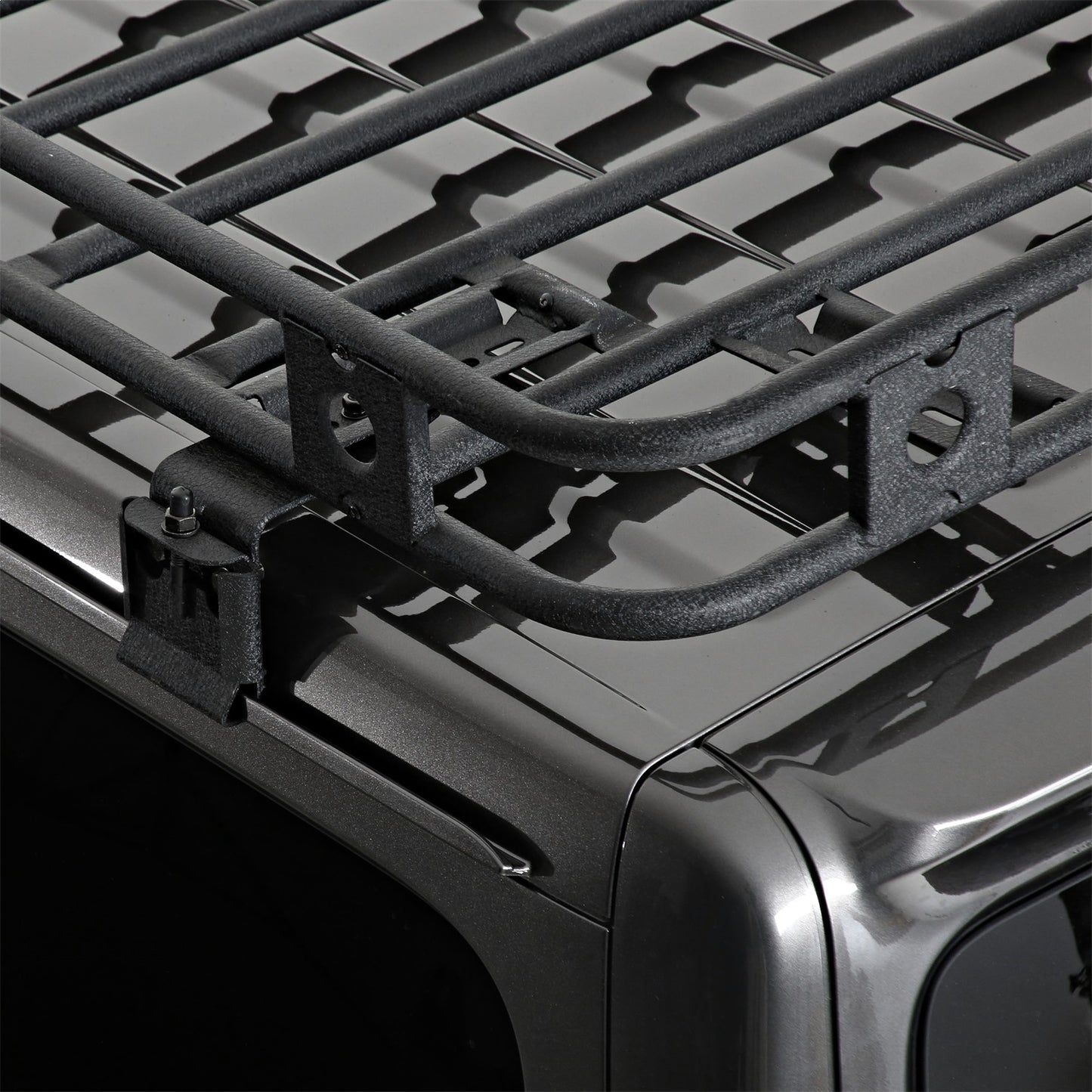 Smittybilt Defender Roof Rack 4.5 x 4.5 x 4 in Black I 45454JL