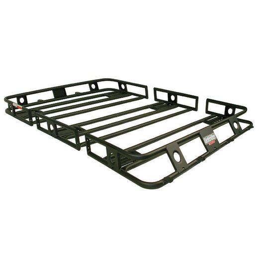 Smittybilt Defender Roof Rack 4.5 ft. x 6.5 ft. x 4 in. Bolt Together Black I 45655