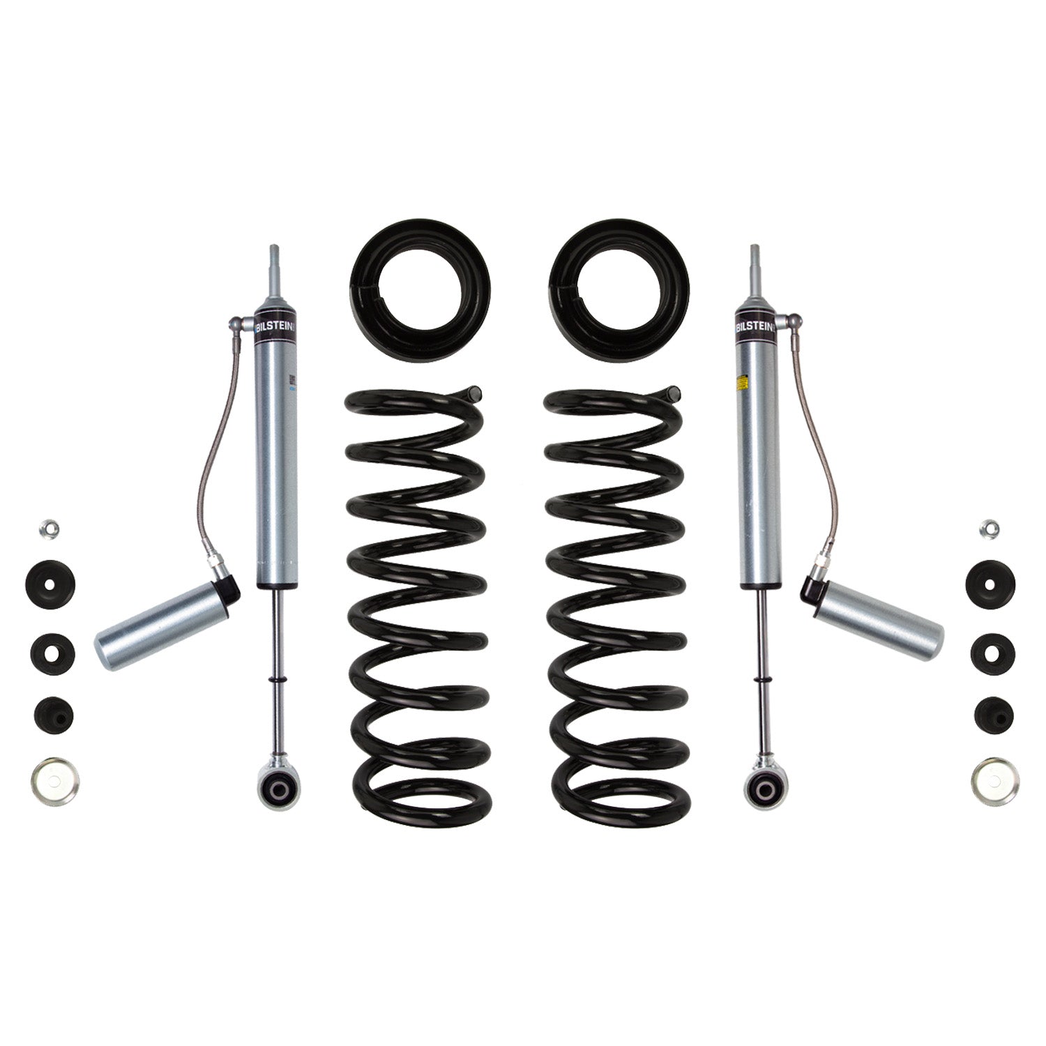 BILSTEIN | Suspension Leveling Kit Ram 3500 13-25 4x4 Front Kit B8 5162 | 46-264503 components including shock absorbers and coil springs.