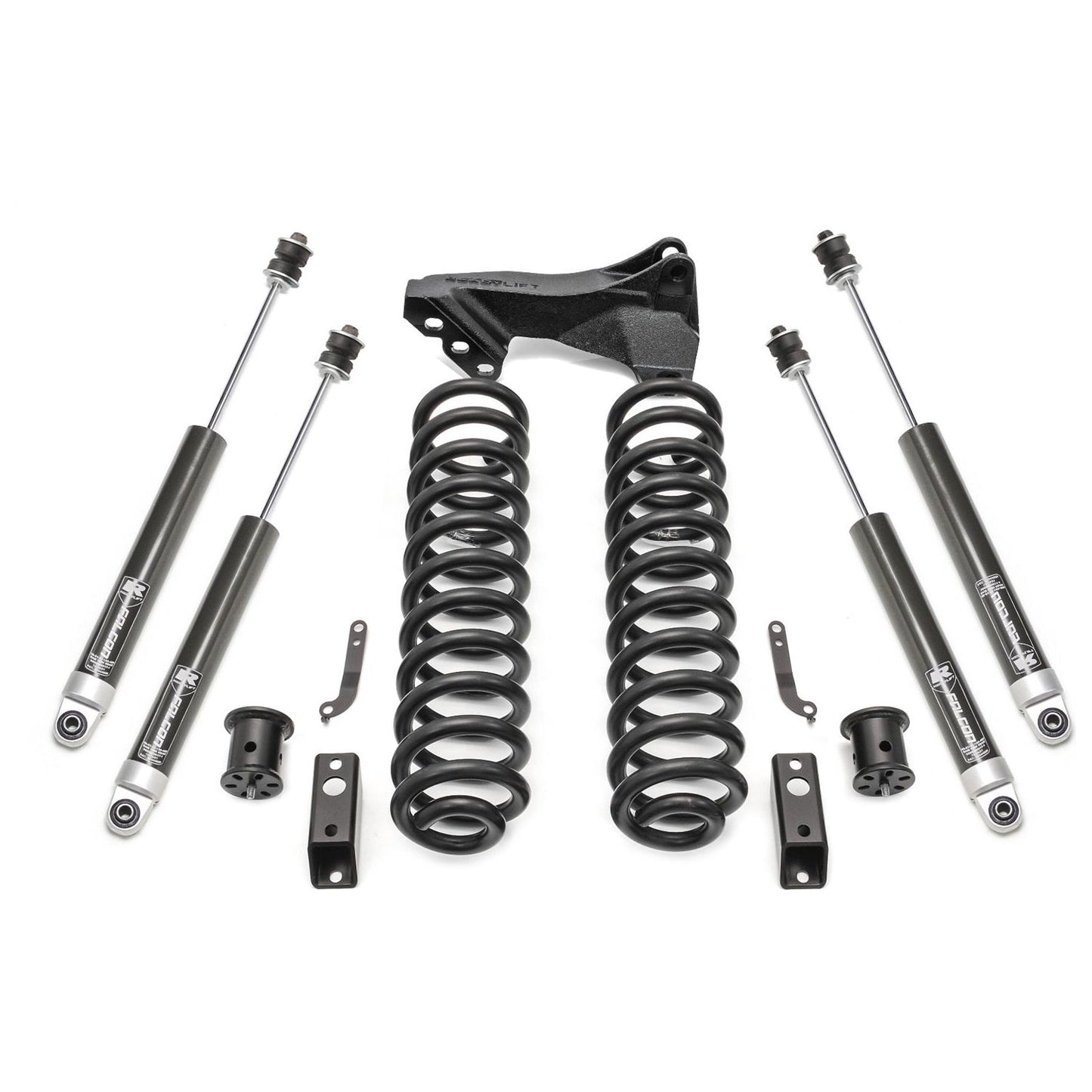 ReadyLIFT 2.5'' Coil Spring Front Lift Kit with Falcon 1.1 Monotube Front and Rear Shocks and Front Track Bar Bracket (F250/F350 Diesel ) 46-27290