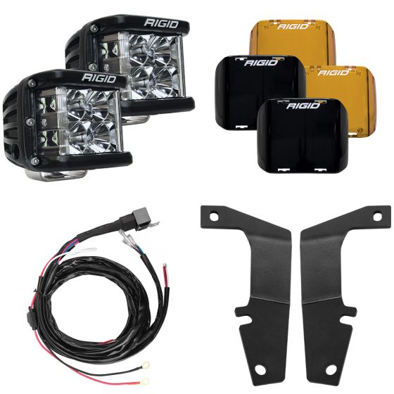 RIGID INDUSTRIES | 2010-2020 Toyota 4Runner A-Pillar Light Kit, Includes D-SS Flood RIGID Industries | 46703