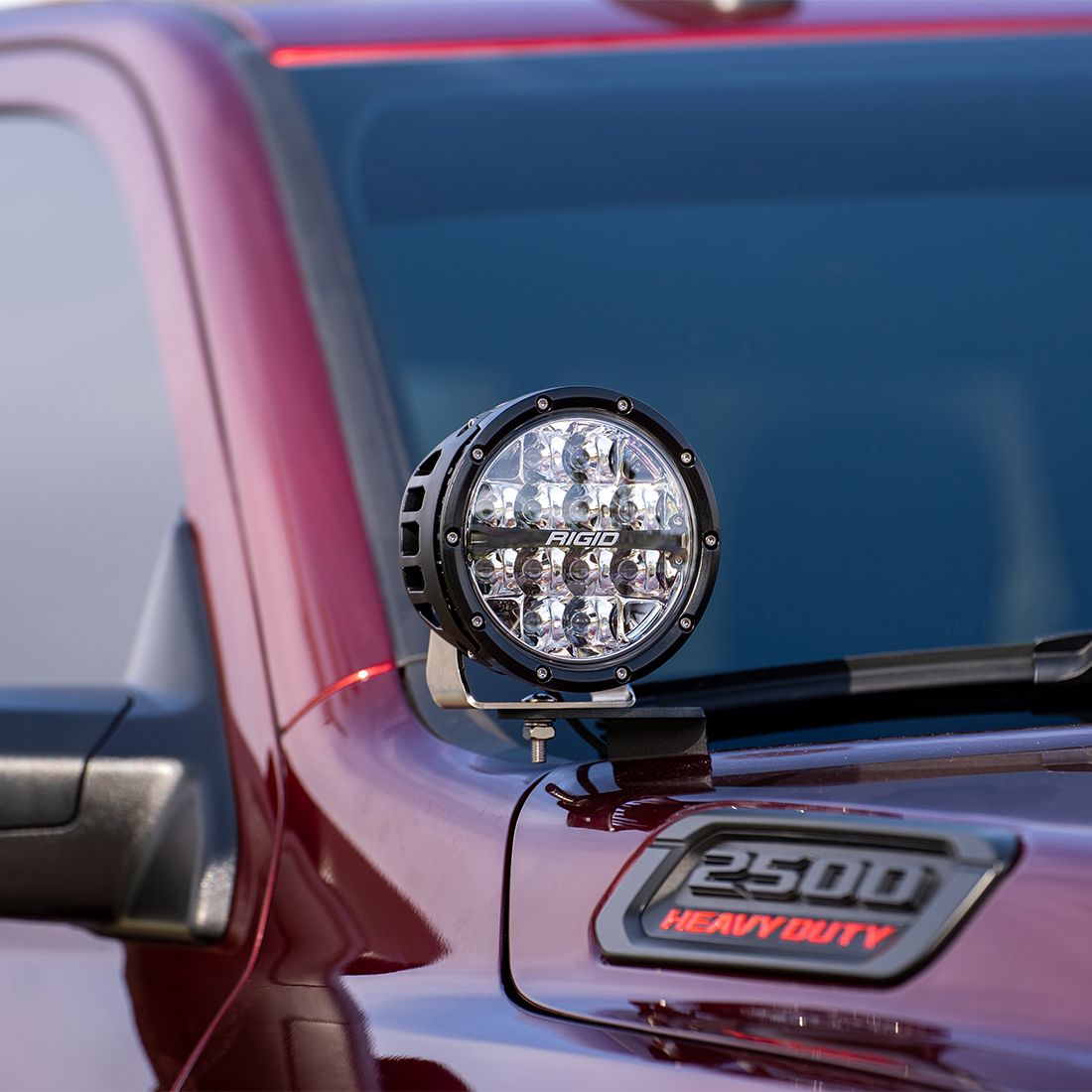 RIGID INDUSTRIES | 2019-Present Dodge RAM 2500/3500 A-Pillar 6 Inch 360-Series LED Light Kit RIGID Industries | 46720