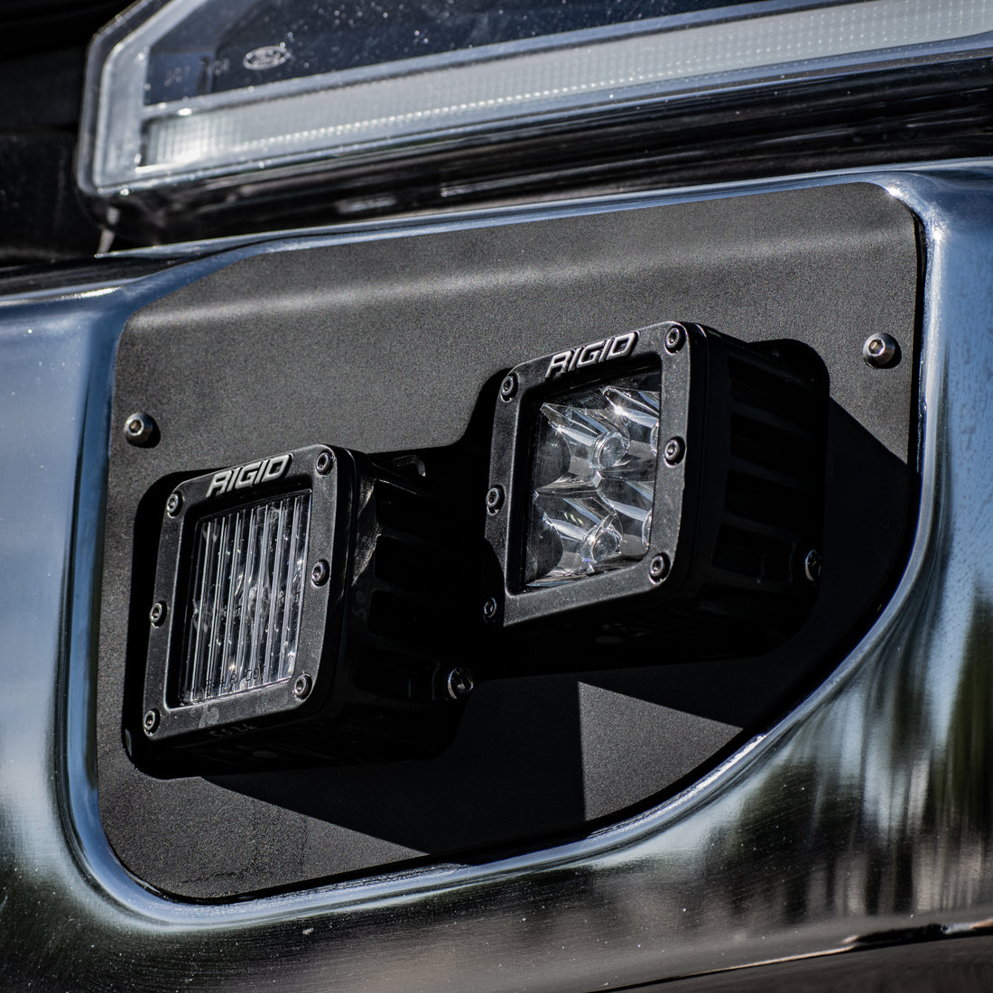 RIGID INDUSTRIES | 2020-Present Ford SuperDuty Dual Fog Light Mounts RIGID Industries | 46733
