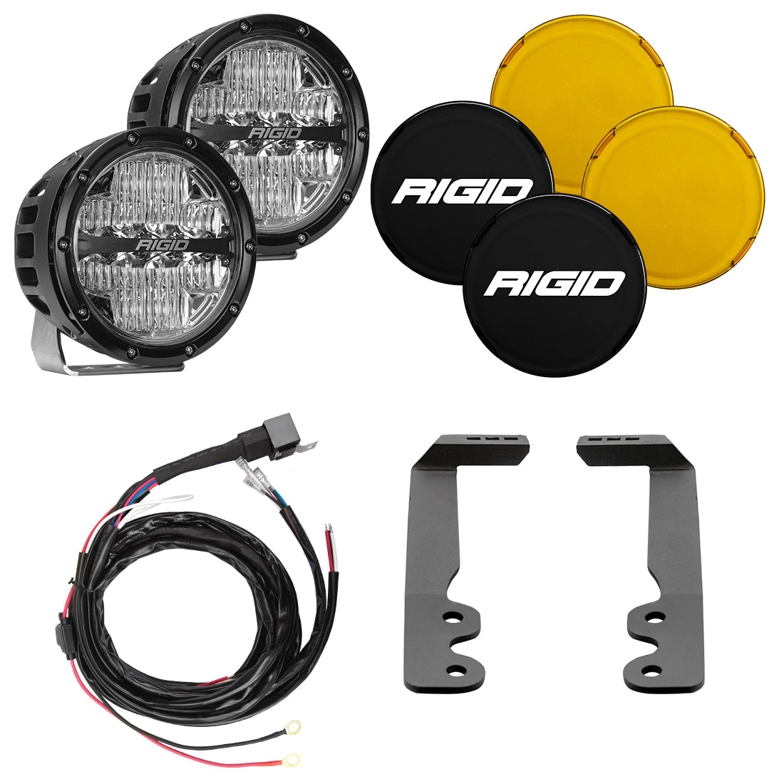 RIGID INDUSTRIES | 2022+ Toyota Tundra 6 Inch 360-Series A-Pillar Lighting Kit RIGID Industries | 46806