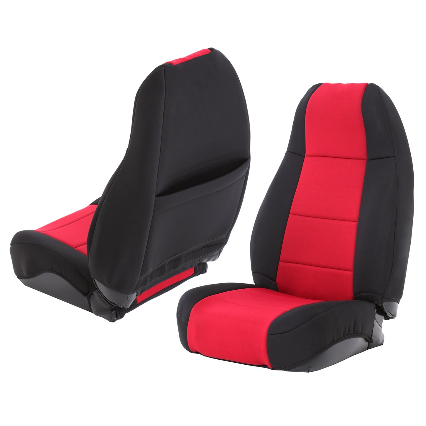 Smittybilt Neoprene Seat Cover Black/Red Front/Rear I 471030