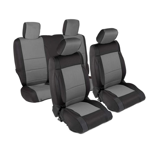 Smittybilt Neoprene Seat Cover Black/Charcoal Front/Rear Neoprene I 471522