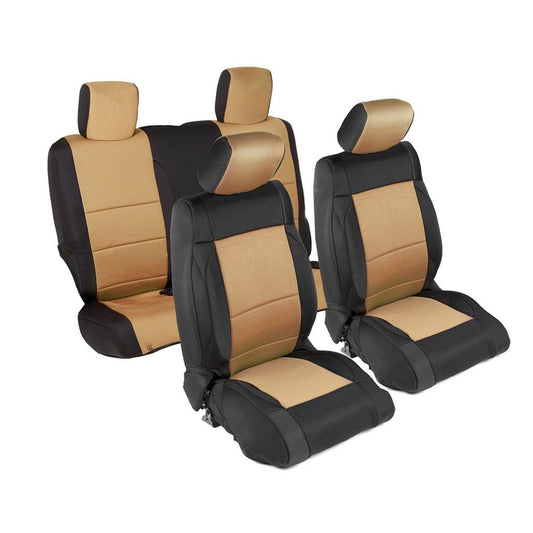 Smittybilt Neoprene Seat Cover Light Tan Incl. Front/Rear I 471525