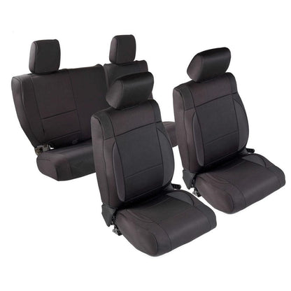 Smittybilt Neoprene Seat Cover Black/Black Front/Rear I 471601