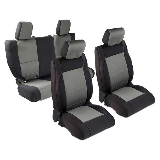Smittybilt Neoprene Seat Cover Black/Charcoal Front/Rear I 471822