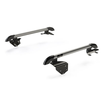 TeraFlex | 07-18 Wrangler JK 2 Door Nebo Roof Rack Main Rail Kit Silver TeraFlex | 4722030