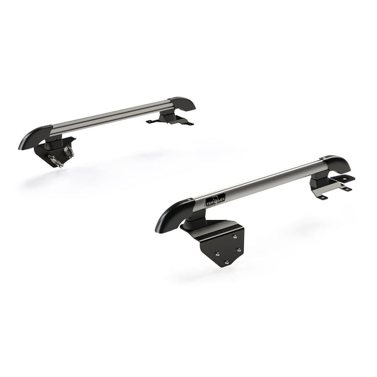TeraFlex | 07-18 Wrangler JK 2 Door Nebo Roof Rack Main Rail Kit Silver TeraFlex | 4722030