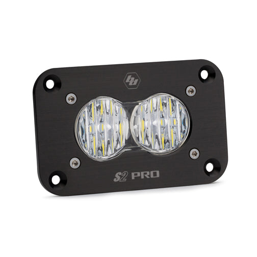 BAJA DESIGNS LED Work Light Flush Mount Clear Lens Wide Cornering Pattern S2 Pro Baja Designs I 481005