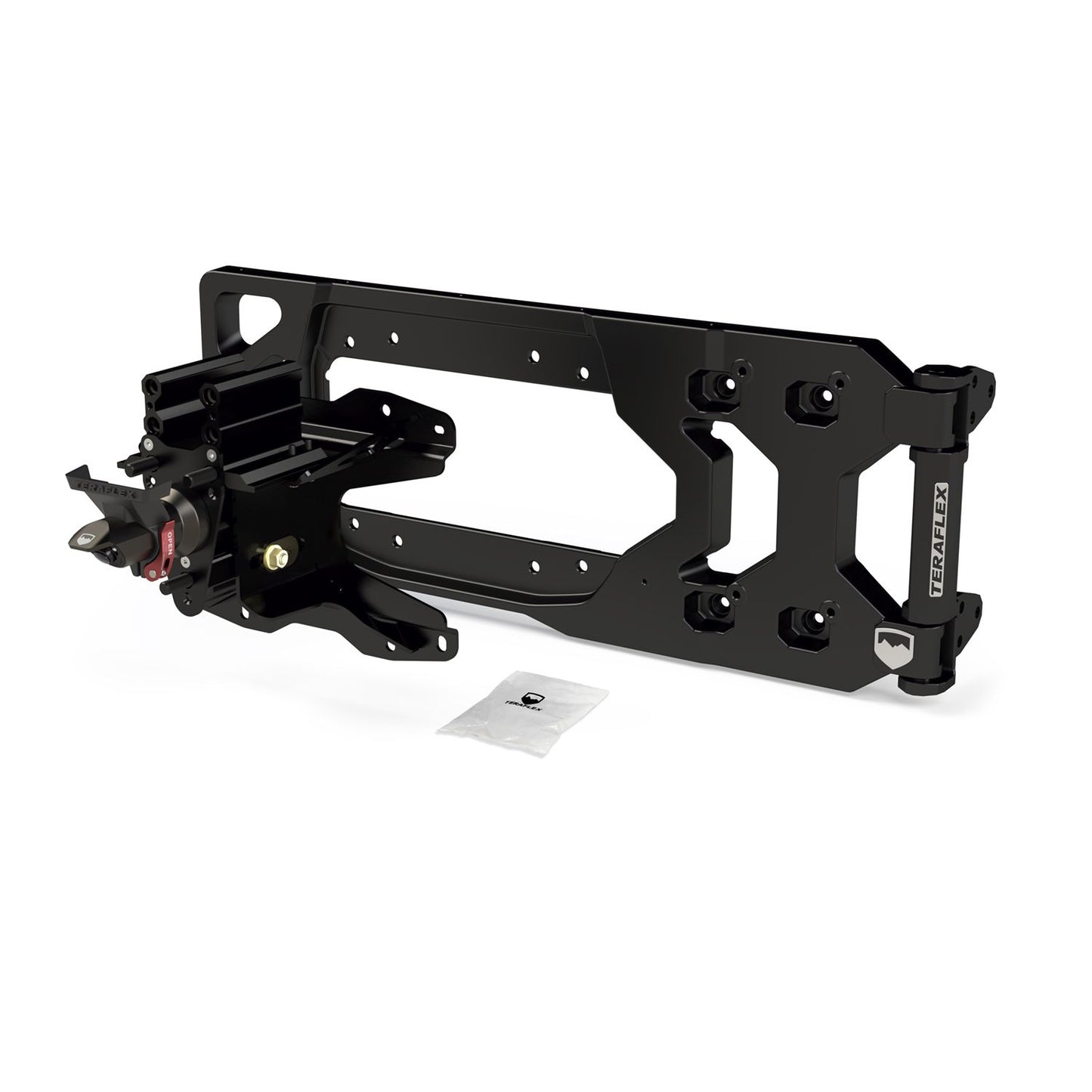 TeraFlex | 18-Up Wrangler JL Alpha HD Hinged Spare Tire Carrier & Adjustable Spare Tire Mount Kit 5x5 Inch TeraFlex | 4838920