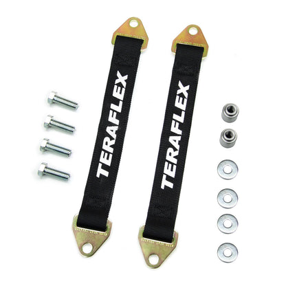 TeraFlex | 07-18 Wrangler JK 15.125 Inch Suspension Limit Strap Kit Front 3-4 Inch Lift TeraFlex | 4853155