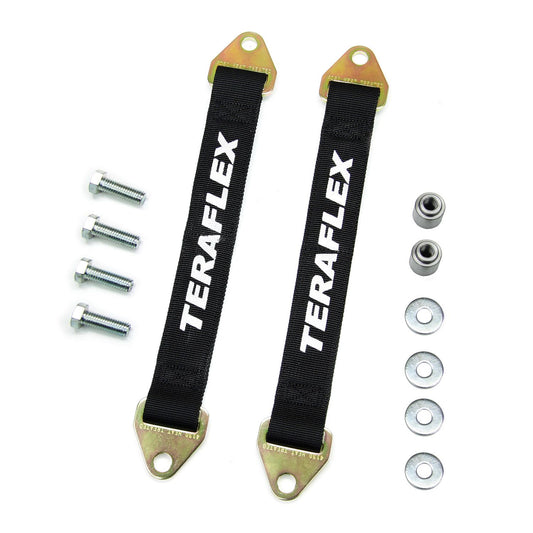 TeraFlex | 07-18 Wrangler JK 15.125 Inch Suspension Limit Strap Kit Front 3-4 Inch Lift TeraFlex | 4853155