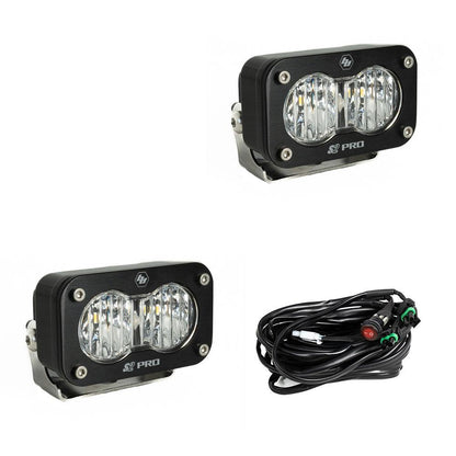 BAJA DESIGNS LED Light Pods Wide Cornering Pattern Pair S2 Pro Series Baja Designs I 487805