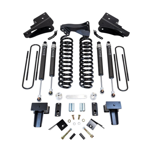 ReadyLIFT 4'' Coil Spring Lift Kit with Falcon 1.1 Monotube Front/Rear Shocks, Radius Drops, and Front Track Bar Bracket  (F250/F350 Diesel ) 49-23420