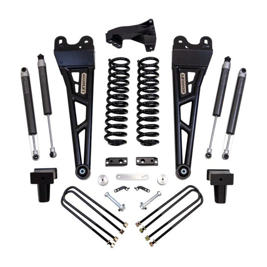 ReadyLIFT 4'' Coil Spring Lift Kit with Falcon 1.1 Monotube Front/Rear Shocks and Front Track Bar Bracket with Radius Arms (F250/F350 Diesel ) 49-27421
