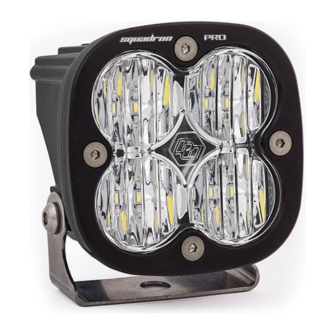 BAJA DESIGNS LED Light Pod Black Clear Lens Wide Cornering Pattern Squadron Pro Baja Designs I 490005