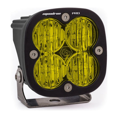 BAJA DESIGNS LED Light Pod Black Baja Amber Lens Wide Cornering Pattern Squadron Pro Baja Designs I 490015