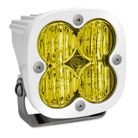 BAJA DESIGNS LED Light Pod White Baja Amber Lens Wide Cornering Pattern Squadron Pro Baja Designs I 490015WT