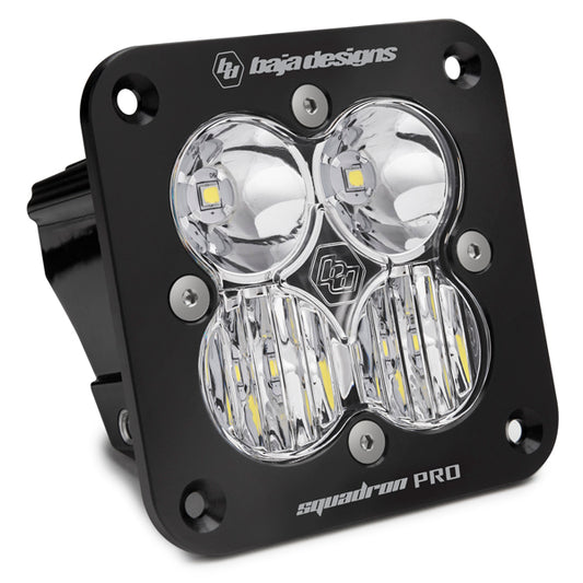 BAJA DESIGNS Flush Mount LED Light Pod Black Clear Lens Driving/Combo Pattern Squadron Pro Baja Designs I 491003