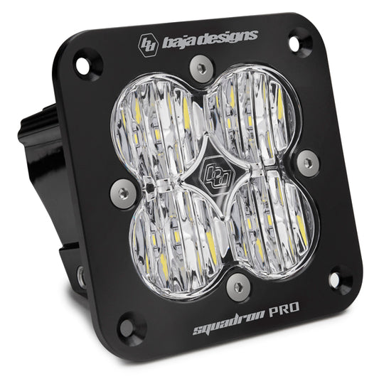 BAJA DESIGNS Flush Mount LED Light Pod Black Clear Lens Wide Cornering Pattern Squadron Pro Baja Designs I 491005