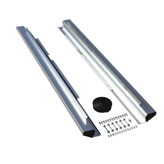 TeraFlex | 07-18 Wrangler JK 4 Door RockGuard Aluminum Rock Slider Kit Bare TeraFlex | 4937310