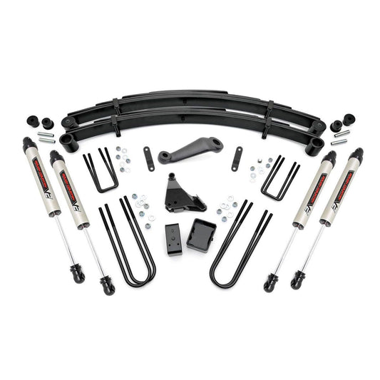 ROUGH COUNTRY 6 Inch Lift Kit | Rear Blocks | V2 | Ford F-250/F-350 Super Duty 4WD (99-04) | 49670