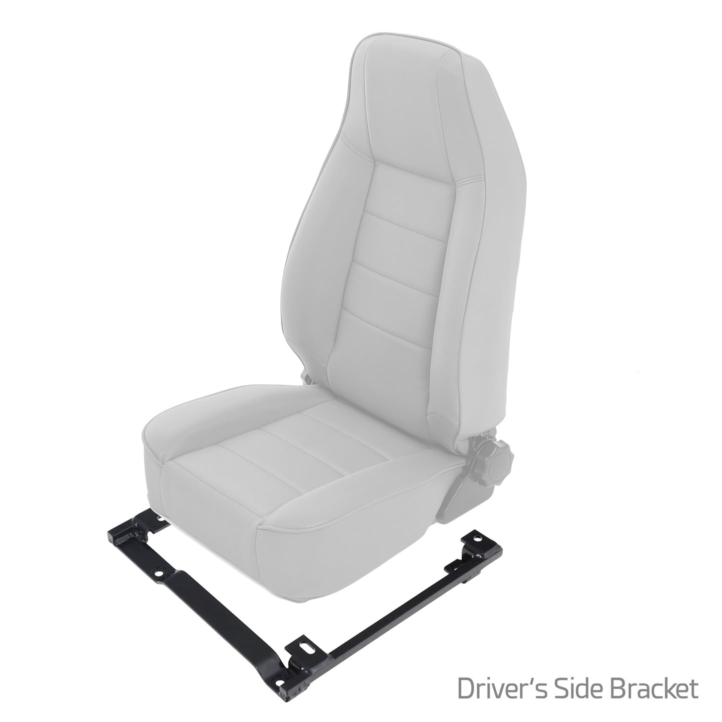 Smittybilt Smittybilt Seat Adapter Bracket Front Driver Side No Drill Installation Fits All Smittybilt Seats Except XRC I 49900
